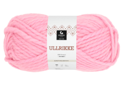 Garnet Ullrikke i kulören babyrosa