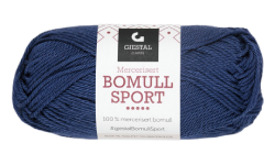 Garnet Bomull Sport i kulören marinblå