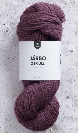 Garnet Järbo 2-trådig Ull i kulören Mauve Mood, plommonlila