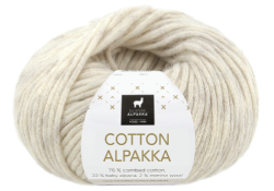 Garnet Cotton Alpakka i färgen natur - grå mix
