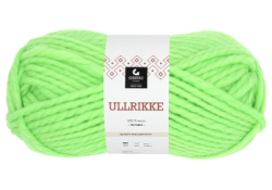 Garnet Ullrikke i kulören neongrön