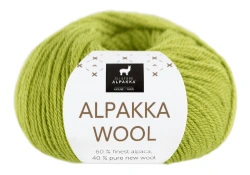 Garn Alpakka Wool i färgen pärongrön