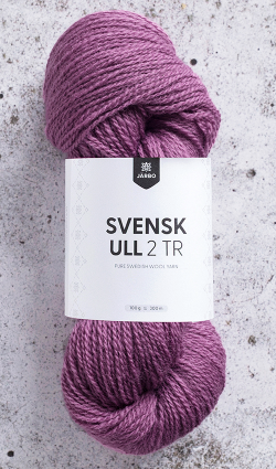 Garnet Svensk Ull 2-trådig i kulören Tea Rose, lavendellila